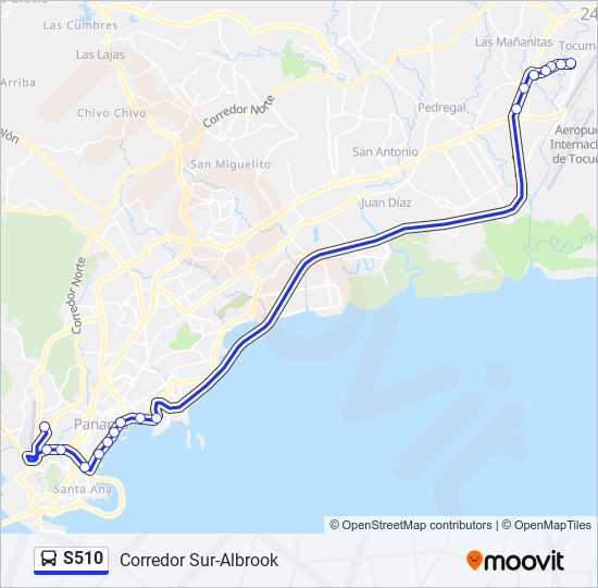 S510 bus Line Map