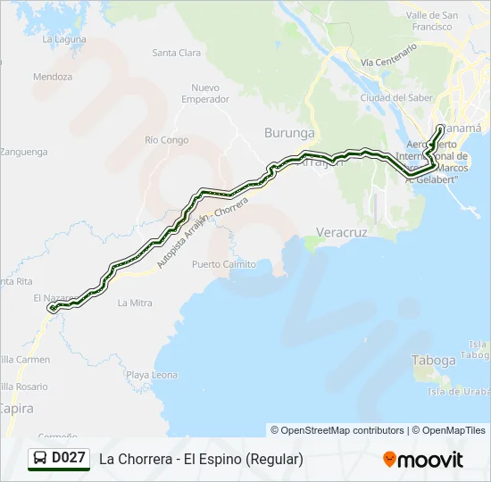 D027 Bus Line Map