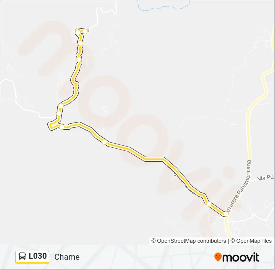 L030 Bus Line Map
