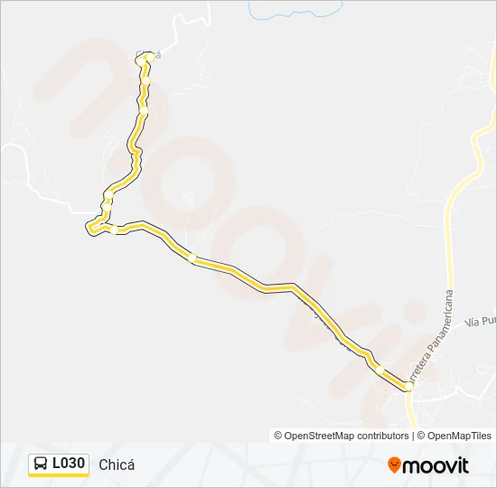 L030 Bus Line Map