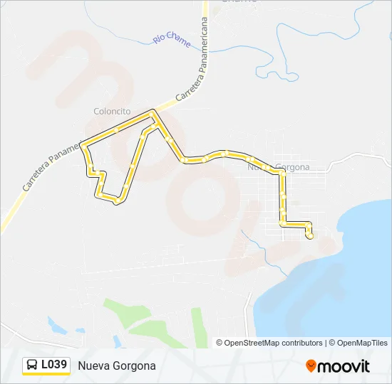 L039 Bus Line Map