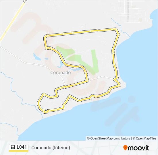 L041 Bus Line Map