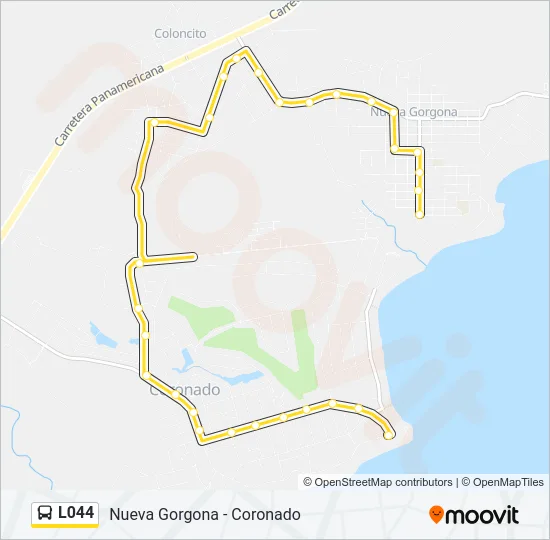 L044 Bus Line Map