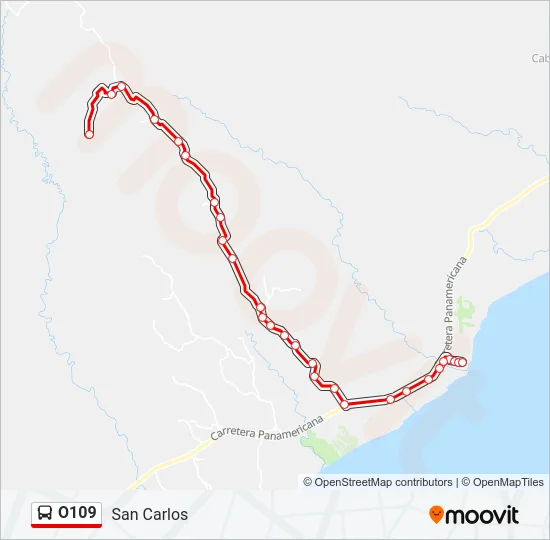 O109 Bus Line Map