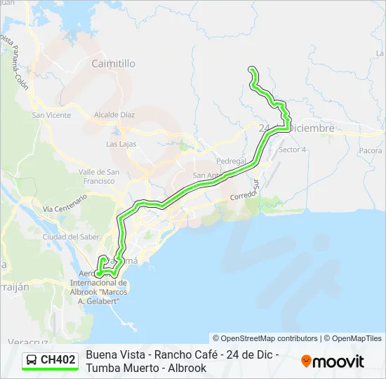 CH402 Bus Line Map
