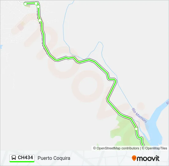 CH434 Bus Line Map