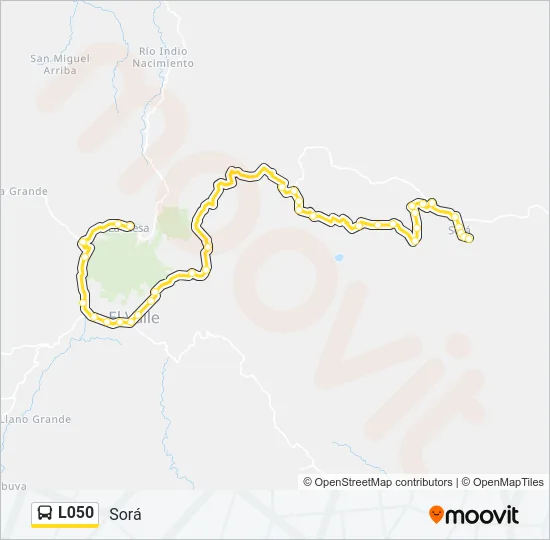 L050 Bus Line Map