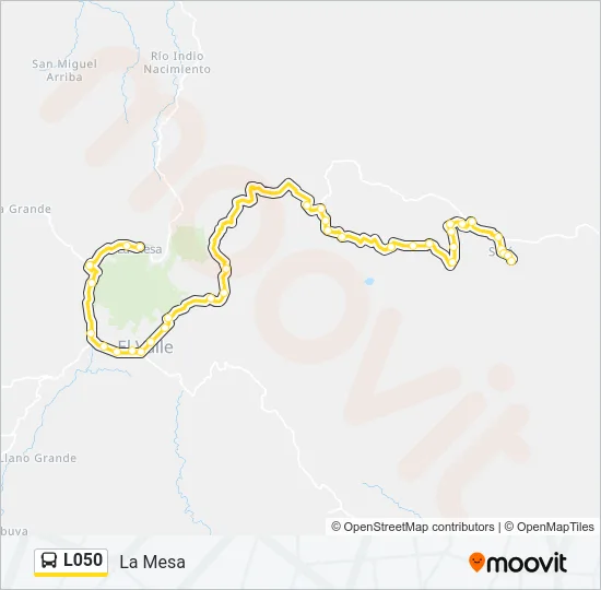 L050 Bus Line Map