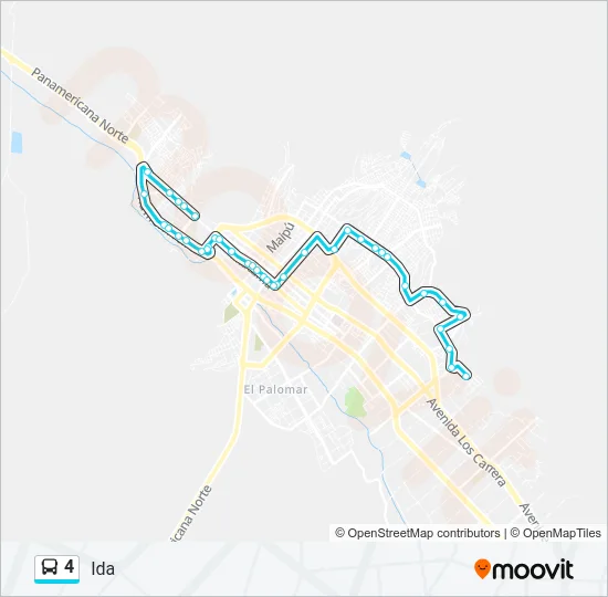 4 Bus Line Map
