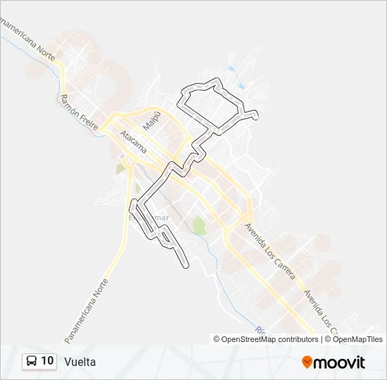 10 Bus Line Map