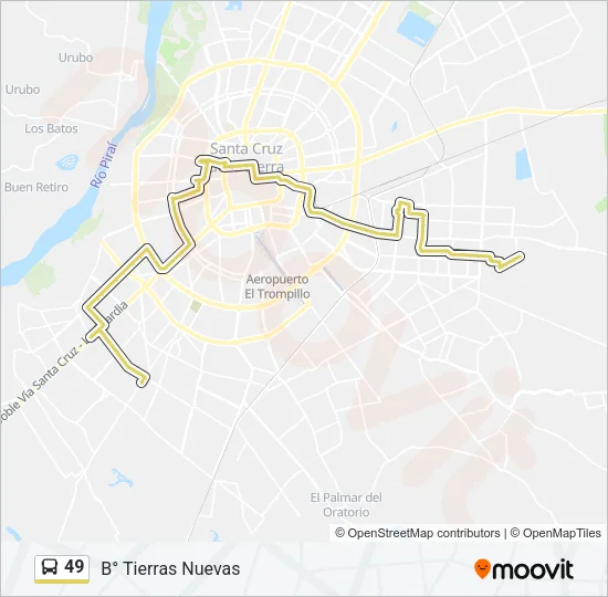 49 Bus Line Map