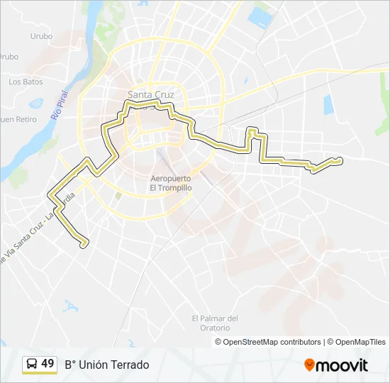 49 Bus Line Map