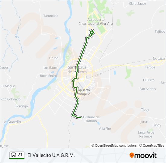 71 Route Schedules Stops Maps El Vallecito U.A.G.R.M. Updated