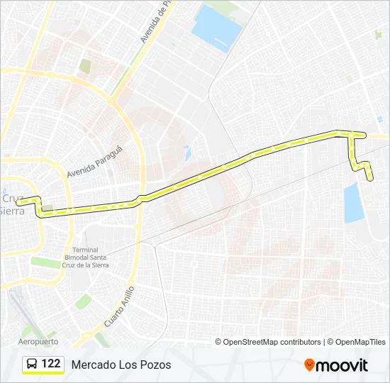 122 Bus Line Map