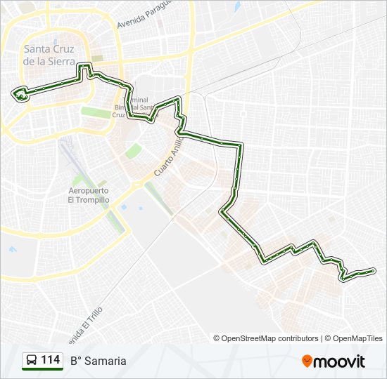 114 Route Schedules Stops Maps B Samaria Updated