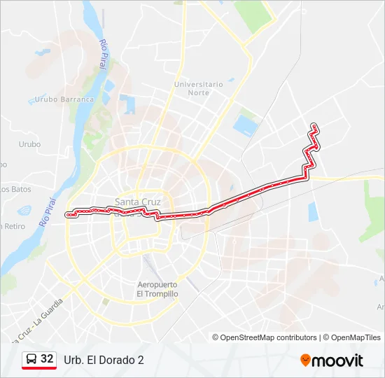 32 Bus Line Map
