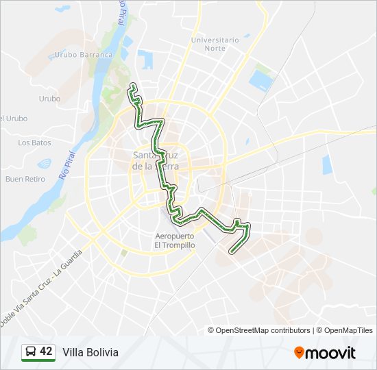 Mapa de 42 de autobús