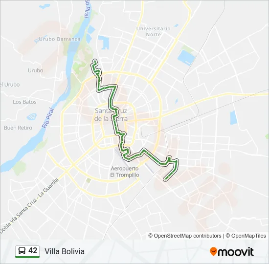 42 Bus Line Map