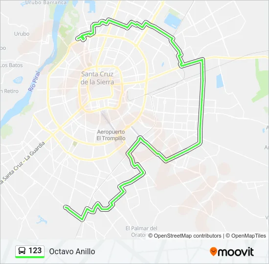 123 Bus Line Map