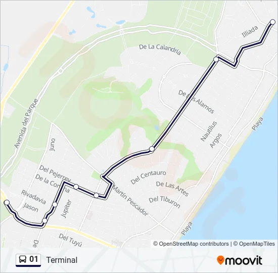 01 Bus Line Map
