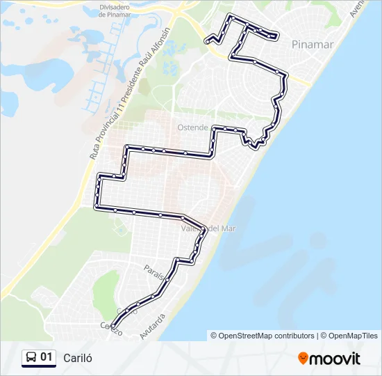 01 Bus Line Map