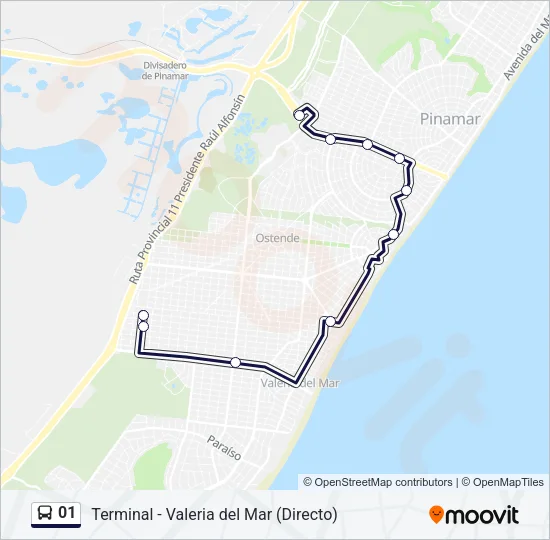 01 Bus Line Map