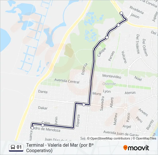 01 Bus Line Map