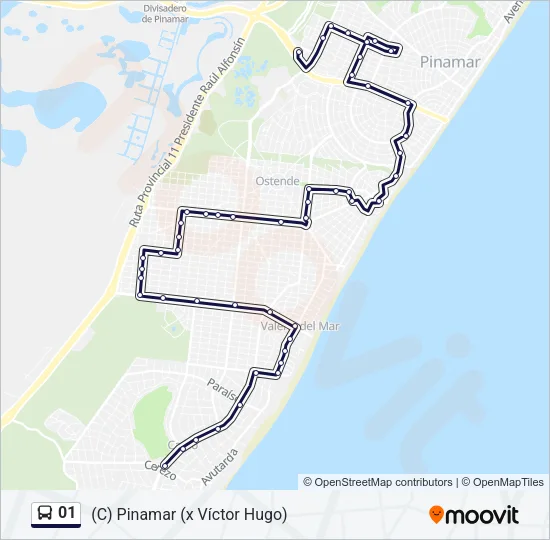 01 Bus Line Map