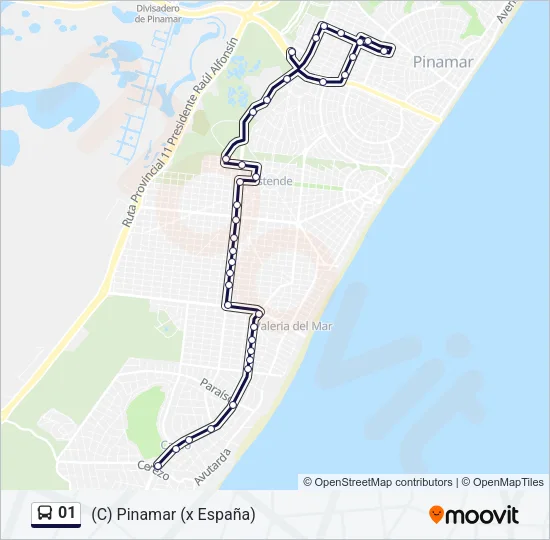 01 Bus Line Map