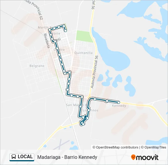 LOCAL Bus Line Map