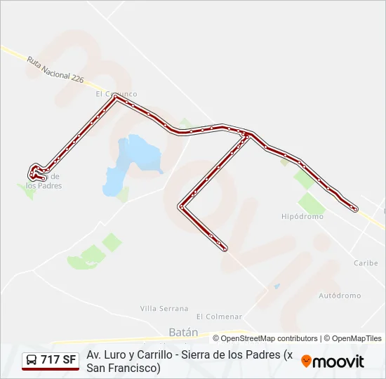 717 SF Bus Line Map