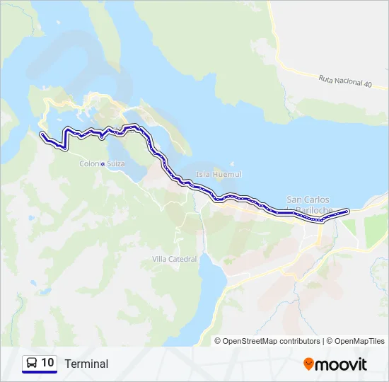 10 Bus Line Map