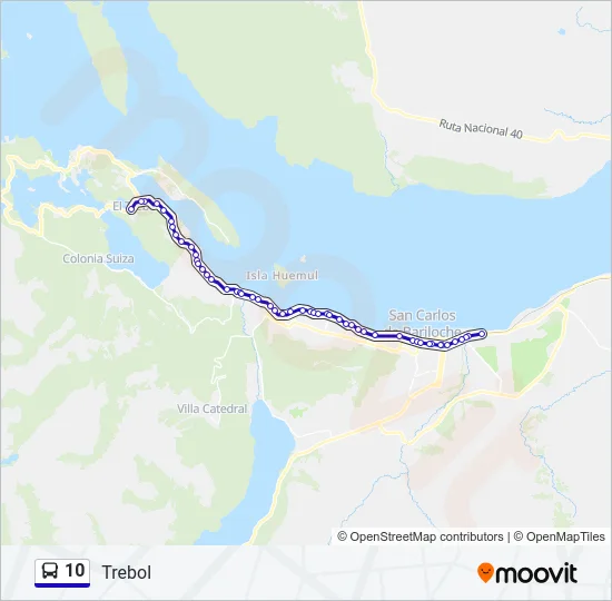 10 Bus Line Map