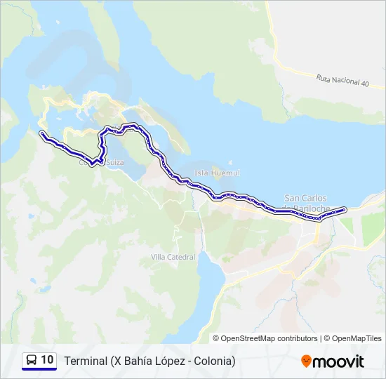 10 Bus Line Map