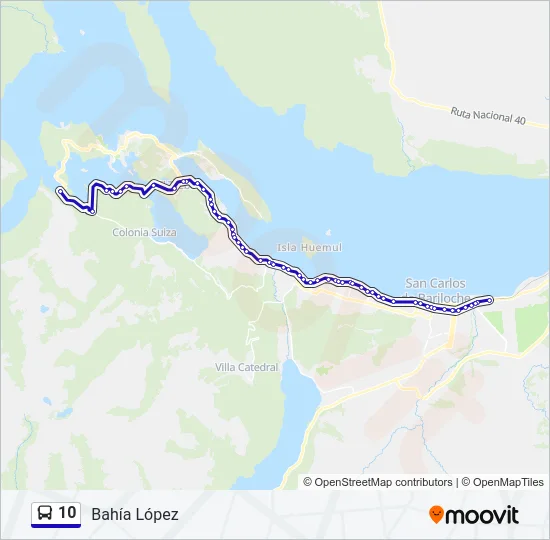 10 Bus Line Map