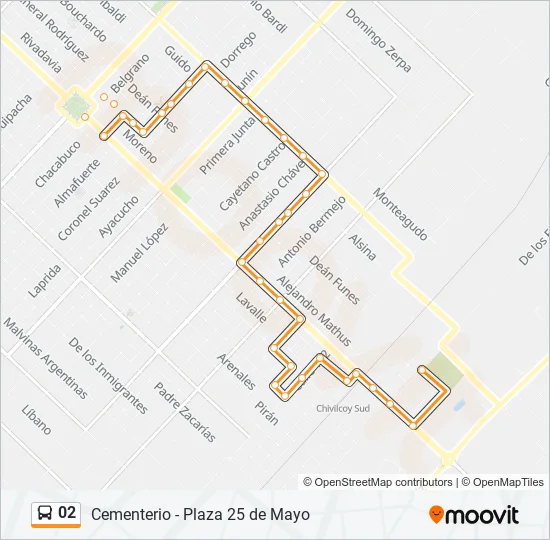 02 Bus Line Map