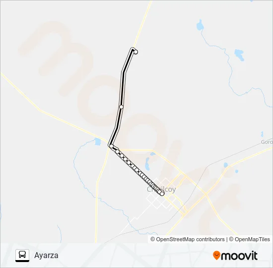AYARZA  Line Map