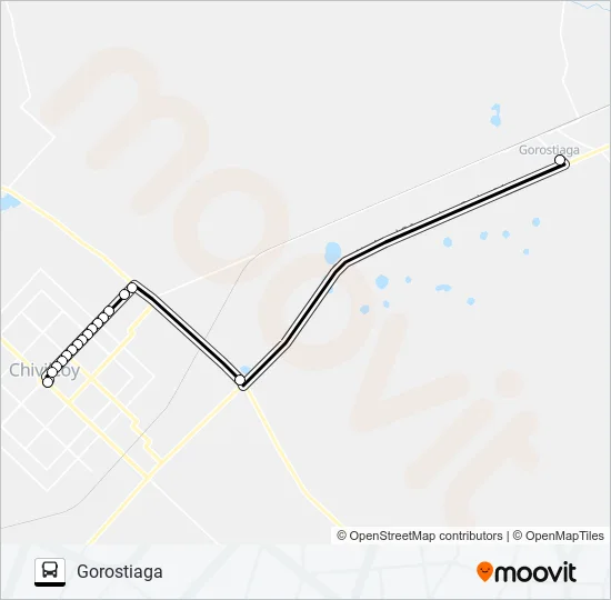 GOROSTIAGA  Line Map