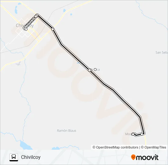 MOQUEHUÁ  Line Map