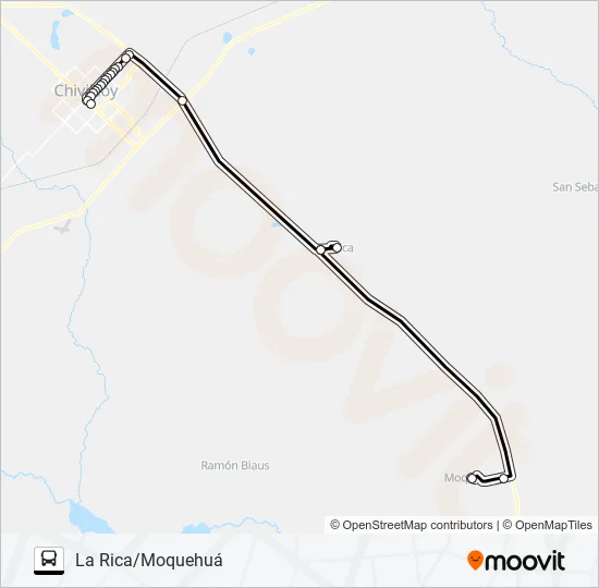 MOQUEHUÁ  Line Map