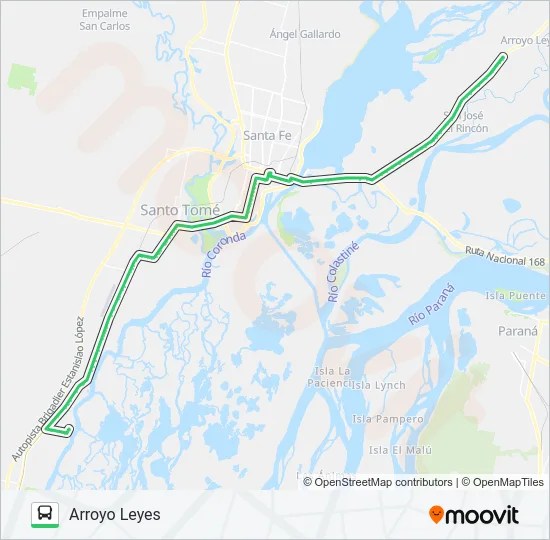 C VERDE Bus Line Map