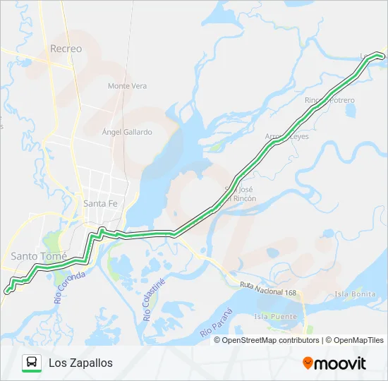C VERDE Bus Line Map