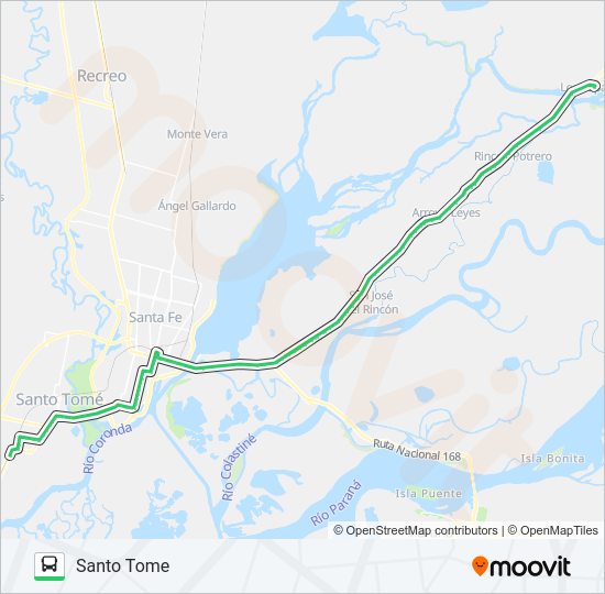 C VERDE Bus Line Map