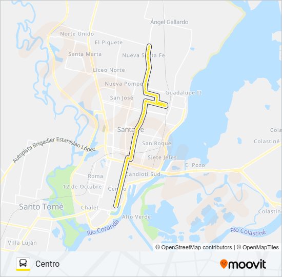 10 Bus Line Map
