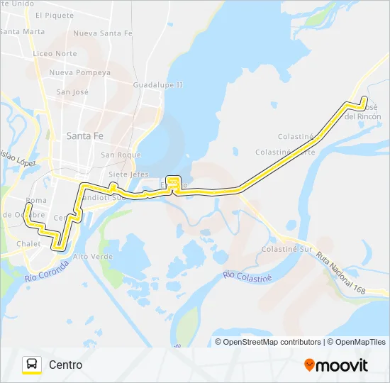 2 Bus Line Map