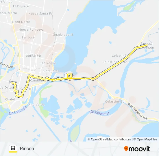 2 Bus Line Map
