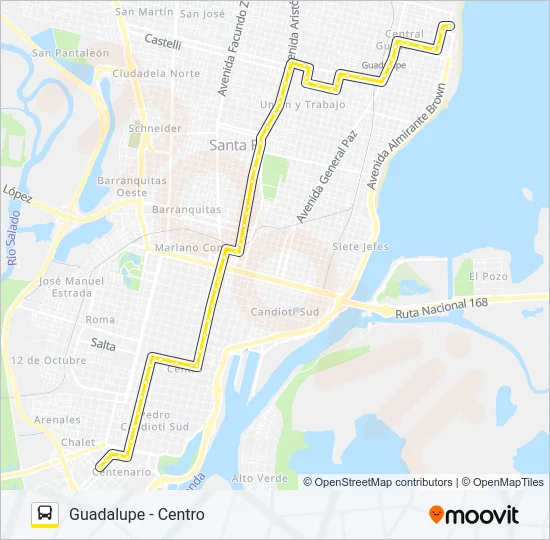 4 Bus Line Map