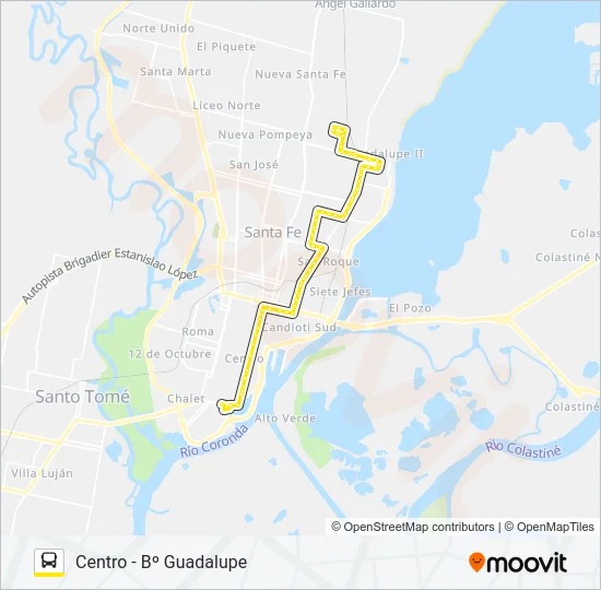 8 Bus Line Map