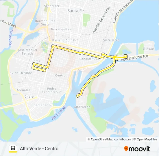 13 Bus Line Map