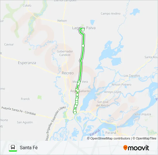 ESPECIAL Bus Line Map